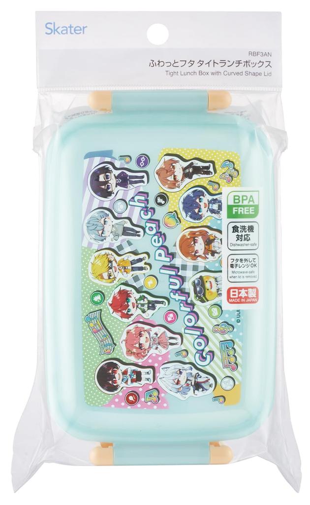 Skater Lunch 450ml with a Soft Single Made In Colorful Size for Boys and Girls Children's Box, Capacity, Dome-Shaped Lid, Tier, Japan, Peach, 26,