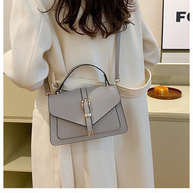 Women Minimalist Casual Small Square Crossbody Shoulder Bag For Daily Commuting