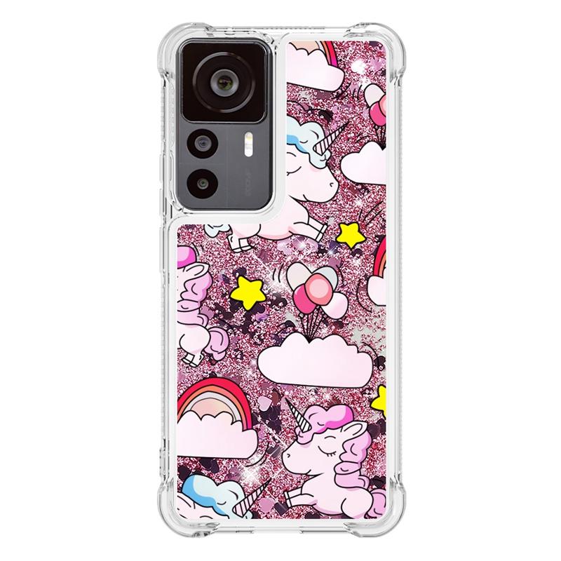 Pouzdro 12T Pro na Pro Coque Xiaomi 12T Pro Kryt Dynamické tekuté pouzdro s tekutým pískem Pro Funda Xiomi Xiaomi Mi 12T 12 T Pro Pouzdra na telefon