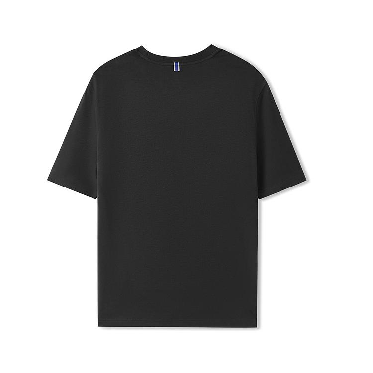 Skechers Sports Lifestyle Series Round Neck Pullover Comfortable Short Sleeve T-Shirt Women Tops Deep-Night-Black L225W044-03B6