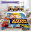 Biancheria da letto personalizzata Bob Aggiustatutto, Set piumone Copripiumone Federa Regalo di compleanno per la casa(1 * copripiumino + 2 * federa, senza nucleo)_xia