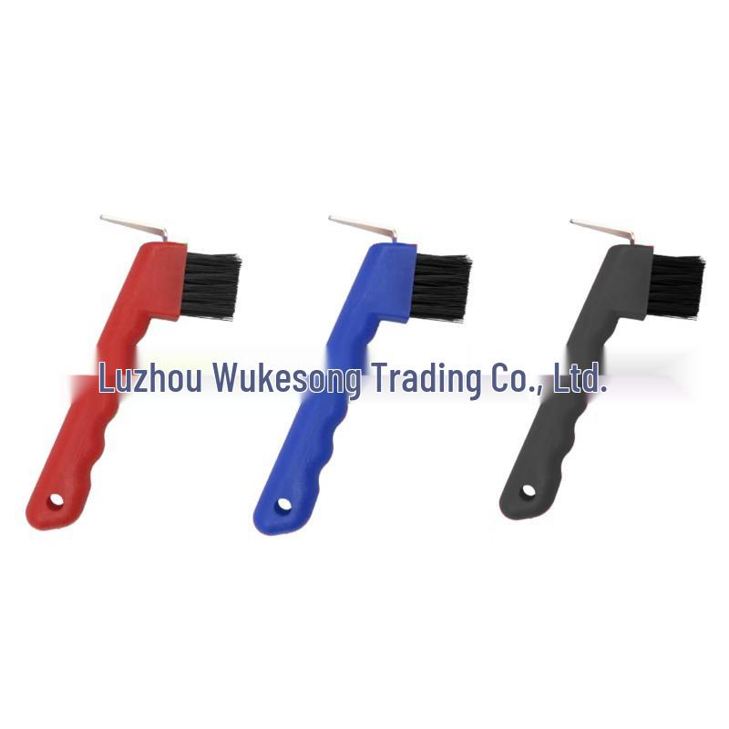 

Horse Hoof Cleaning Tool: Brush & Pick Combo for Grooming 18.5*6 синій