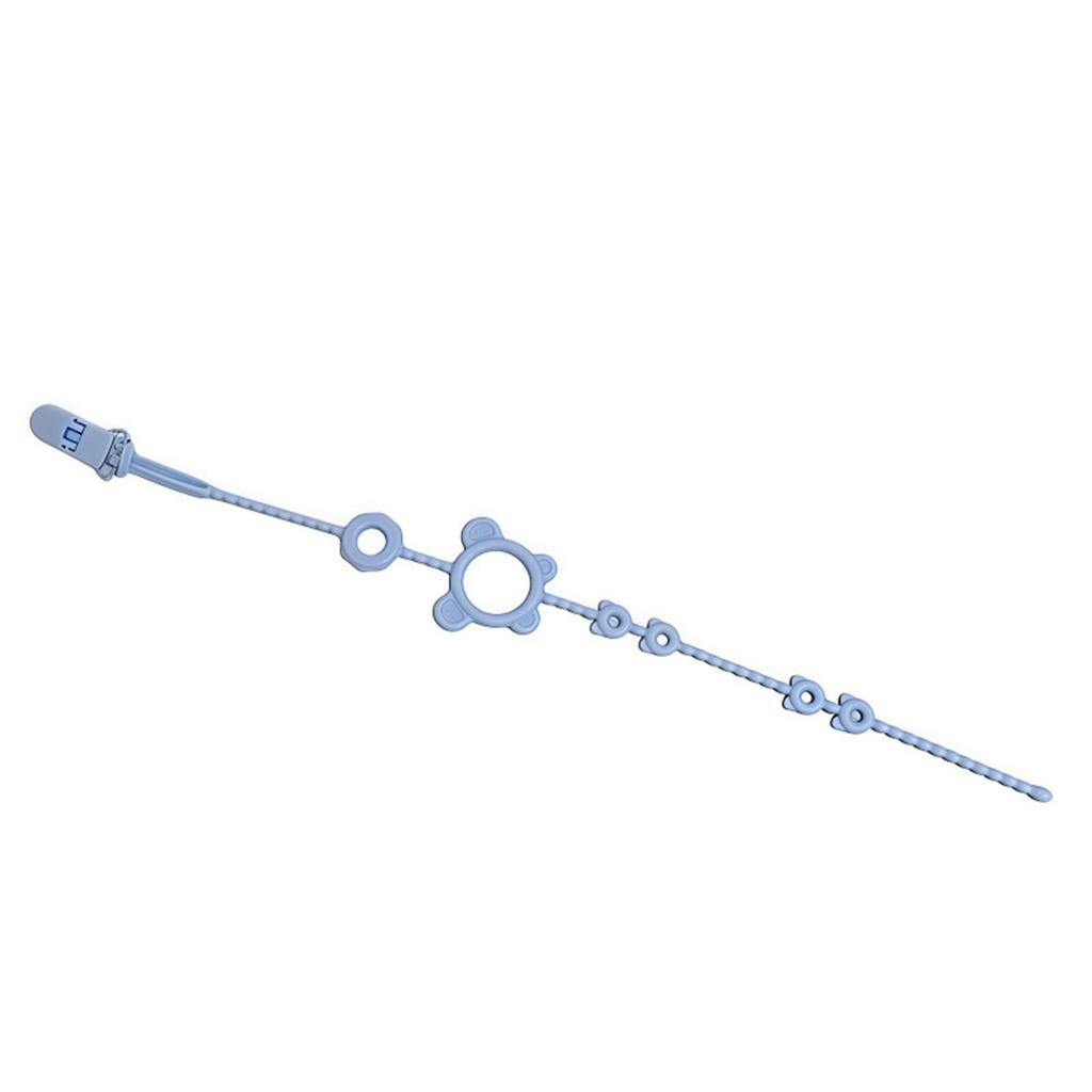 Λουράκι πιπίλας σιλικόνης για μωρά, κλιπ για πιπίλες, αλυσίδα πιπίλας, παιχνίδι οδοντοφυΐας, κλιπ αλυσίδας πιπίλας για νεογέννητα