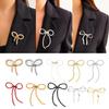 Irregular Bowknot Charm Brooch Fashion Sweater Clothing Pin Decorative Lapel Pin