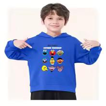 Pink Children Hoodie Black Boys Girls Toddler 3-12 Years Sports Coat Top+Pants Casual Sesame Street ELMO Sweatshirt Set Autumn