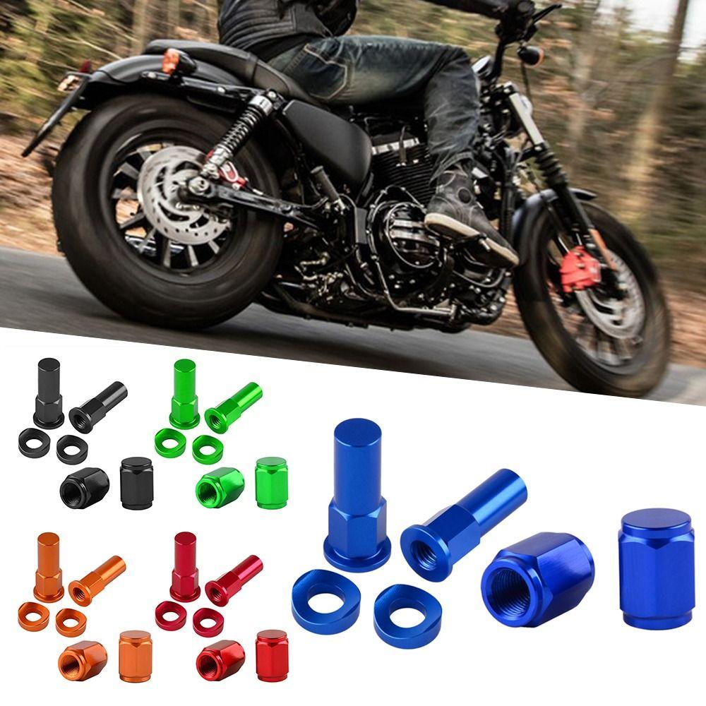 

CNC Motorcycle Valve Cap Aluminum Alloy Tyre Valve Stem Durable Motocross Rim Lock Nuts Universal