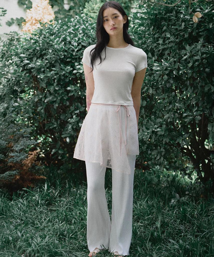 Ridge Wave Pleated Pants