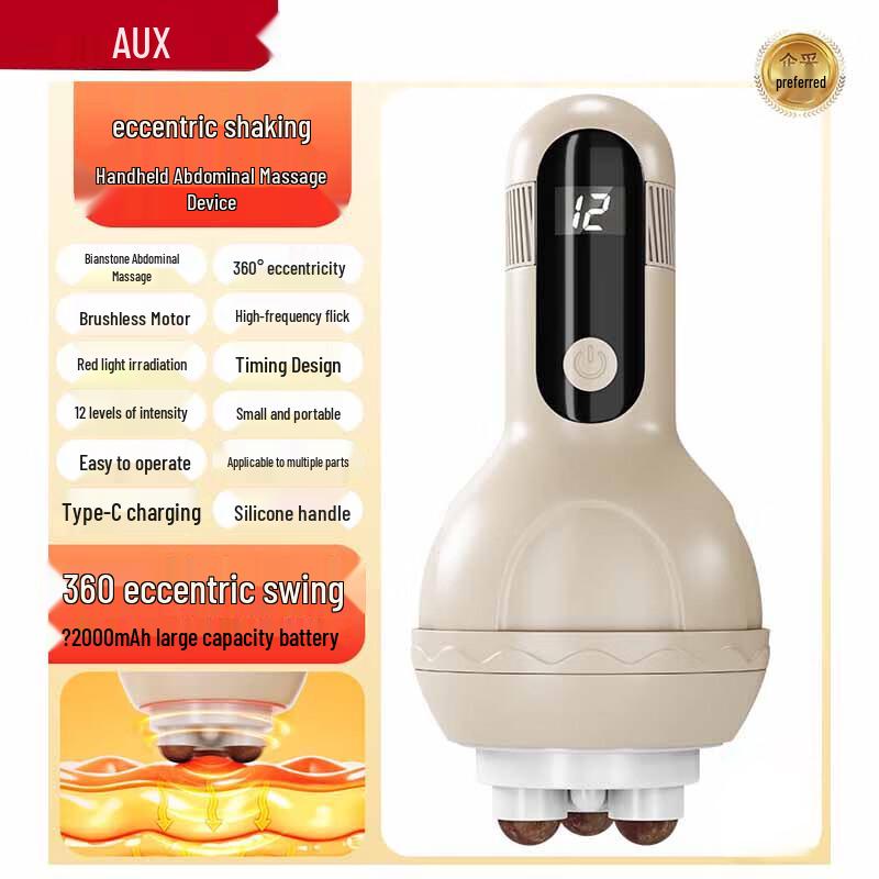 

AUX Automatic Bianstone Heating Waist & Abdominal Massager