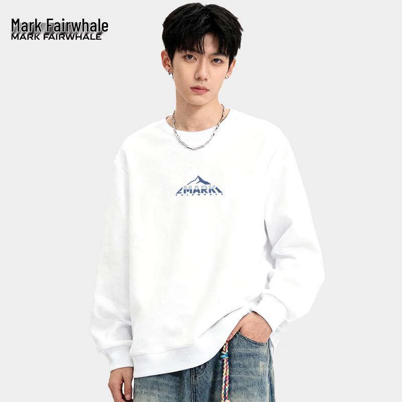 Mark Fairwhale Men's Loose Fit Vintage Crewneck Sweatshirt