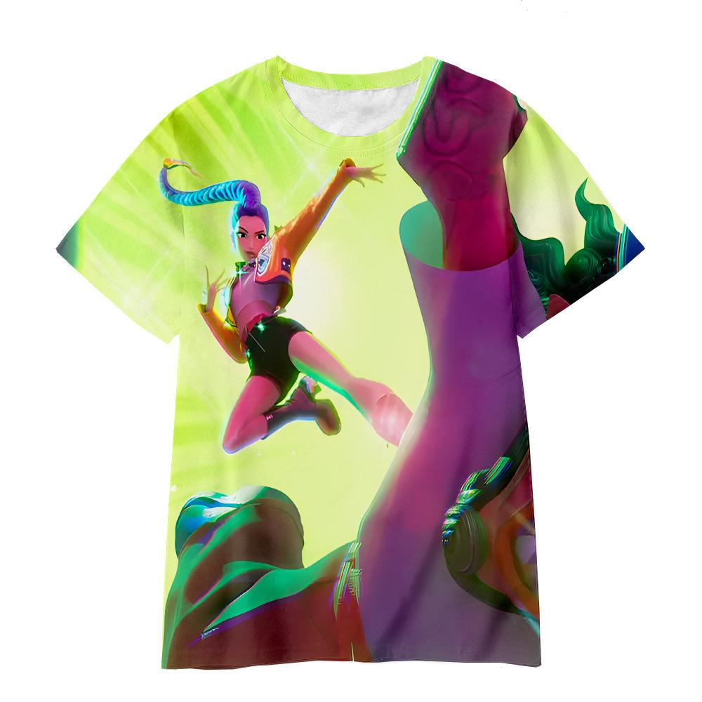 Children's KPop Demon Hunters Graphic T-Shirt In Soft Fabric