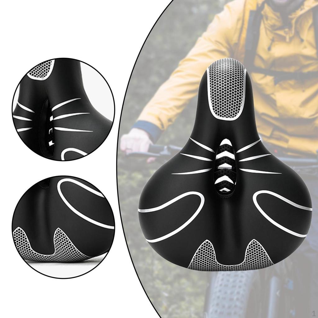 Příslušenství Sedlo Sedlo na kolo Vodotěsné Pohodlné Měkké Široké Univerzální pro Muže Ženy Tlumič