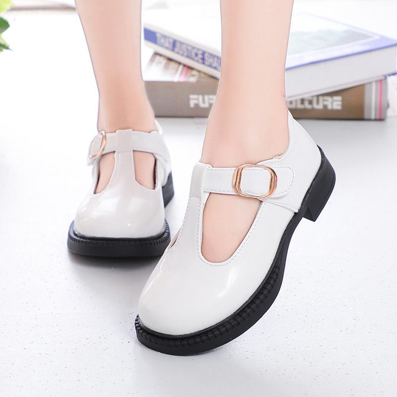 Nuevos zapatos individuales de suela blanda para niñas, zapatos de rendimiento para estudiantes