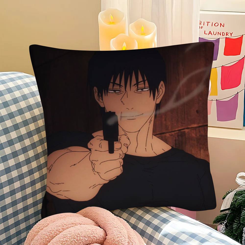 Pc TOJI FFUSHIGURO Pillow Case Fashion Square Pillowcase Bedroom Sofa Room Ins Decoration Leisure