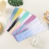 1 Paar Sommer-Armstulpen aus Eisseide, Farbverlauf, UV-Sonnenschutz, atmungsaktiv, elastisch, für Herren und Damen, Outdoor, Radfahren, Angeln, lange kühlende Armabdeckung