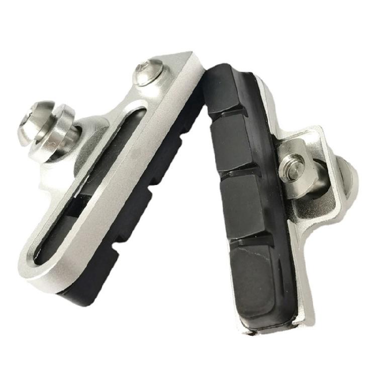 

1Pair Folding Bike C Caliper Brake Pad Professional Caliper Brake Pad Bike Brake Block Bicycles Replacement Part срібний