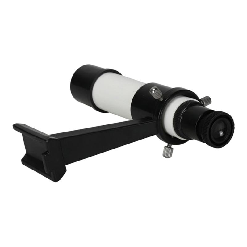 Accessori Telescopio Astronomico 5X24 Cannocchiali Cercatori Star Viewer Cannocchiale Cercatore Portatile con Staffa Base Supporto Montaggio