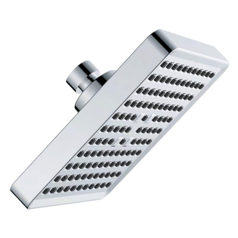 6 Inch Square Booster Shower Head Large Water Volume Filter Electroplating Shower Head Removable High Quality