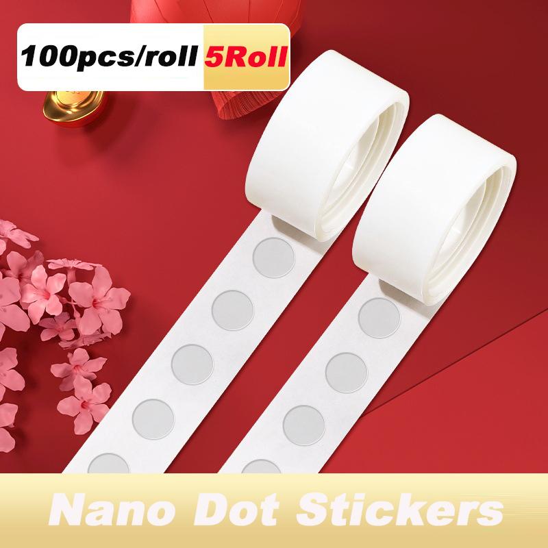 100pcs/roll Points Dots Double Sided Clear Sticker Balloon Glue Dot Adhesive for Birthday Wedding Party Decor Sticker Stand Arch