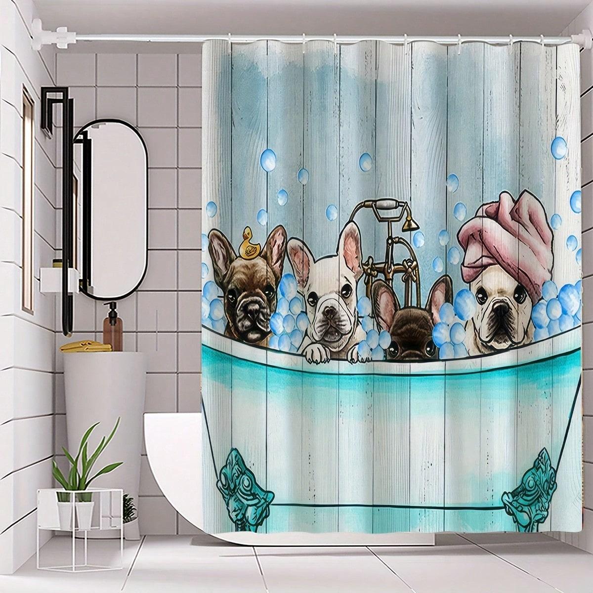 

Shower Curtain For Dogs home shower curtains for bathroom waterproof fabric bathroom Curtains modern shower curtain 180x200 W90XH180cm