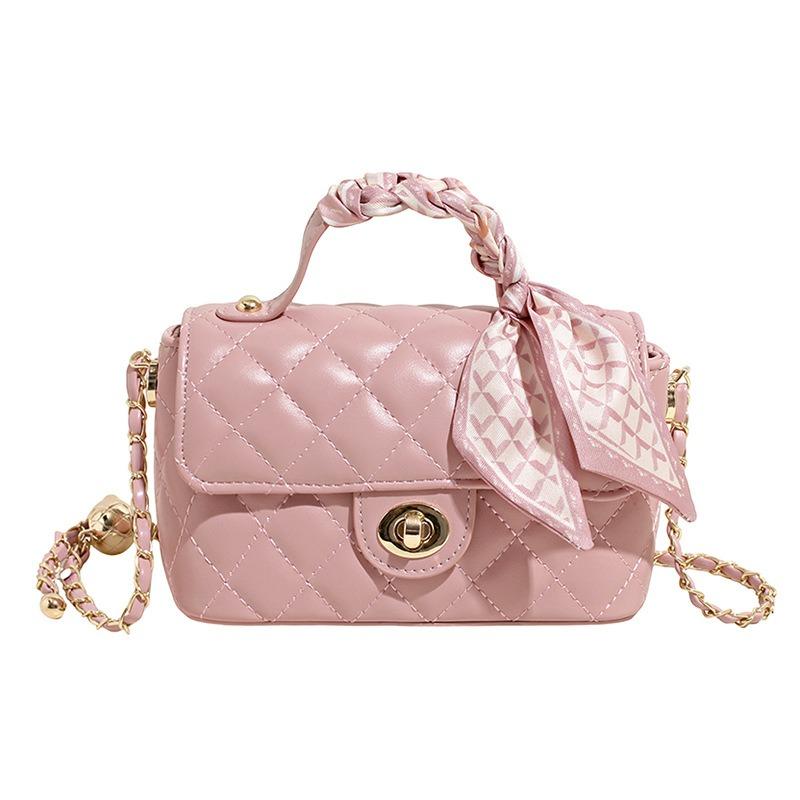 Small square bag summer handbag women's new high-end diamond chain shoulder messenger bag