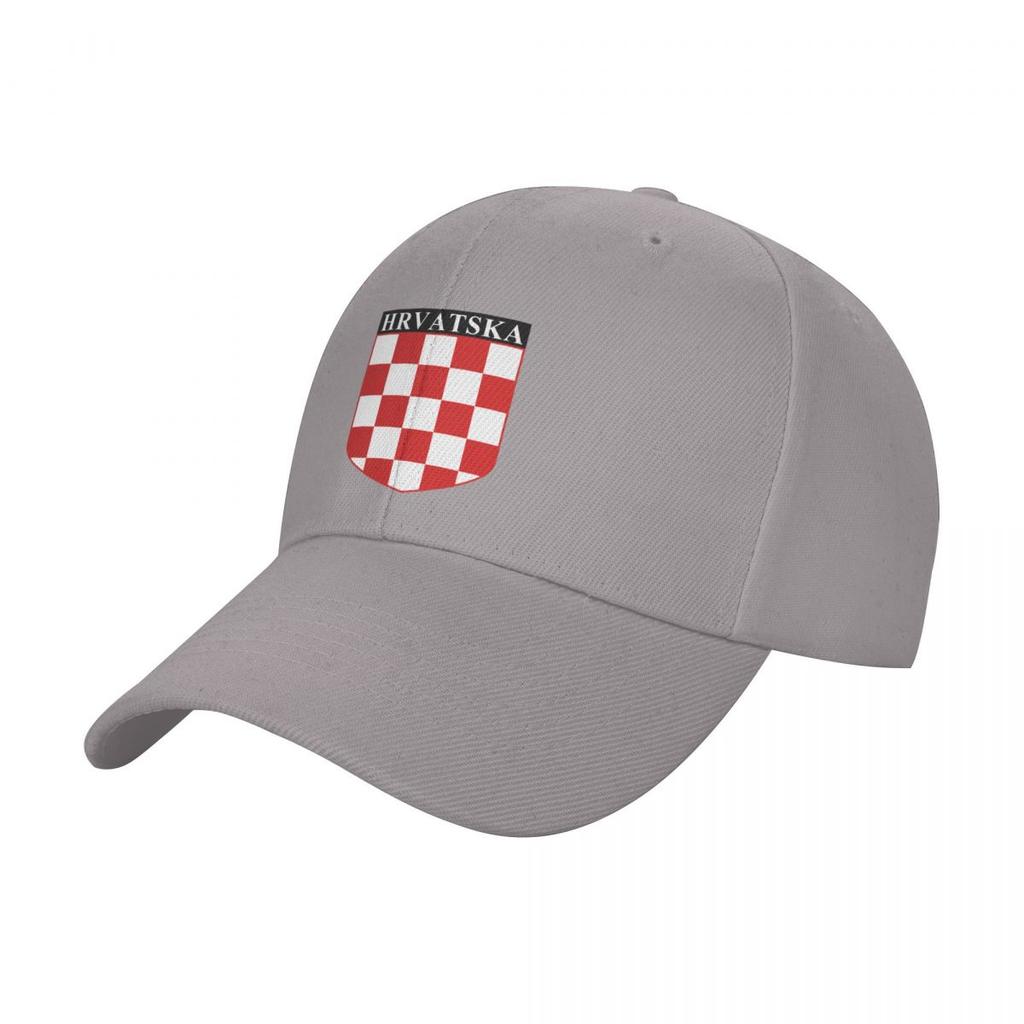 Croatian Grb Version XXI Hrvatska Baseball Cap Sunscreen New In Hat Golf Sun Cap Men's Luxury Women's