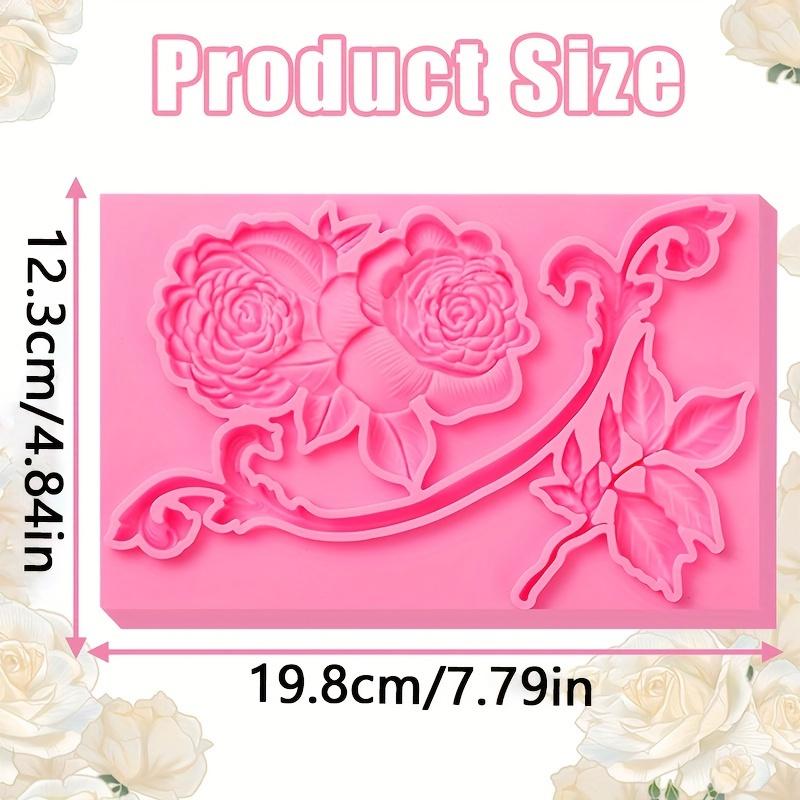 1Pc Peony Flower Mold - Silicone, DIY Cake & Chocolate Baking Decor Tool