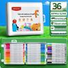 Acrylic Marker Set: Non-Toxic, Layerable, Washable, Non-Bleeding - 24 Colors for Kids