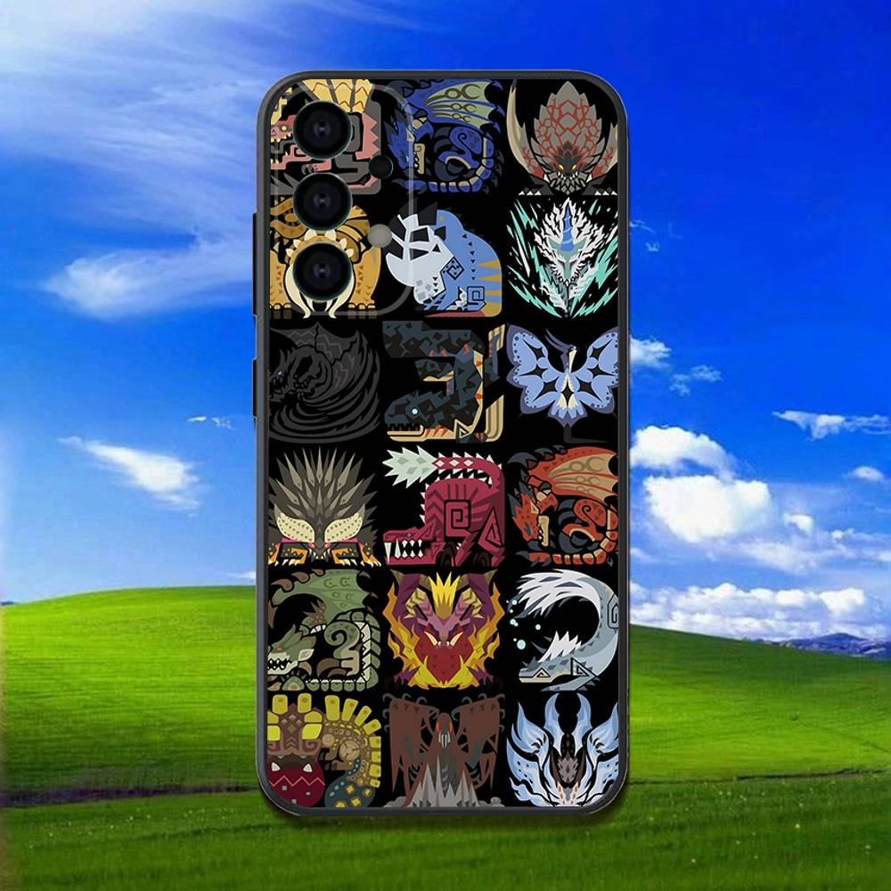 

Game M-Monster-Hunter Phone Case For Samsung Galaxy A13,A21s,A22,A31,A32,A52,A53,A71,A80,Soft Black Shell Samsung a52 a52S
