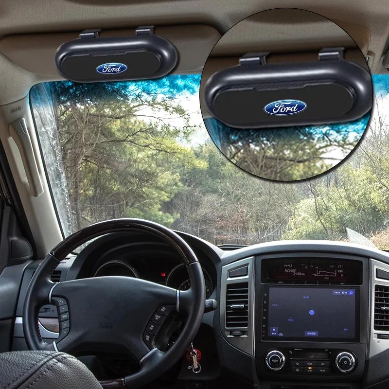 Horká Nová Módní Box na Brýle do Auta Přenosný Držák na Sluneční Brýle do Auta Pouzdro na Brýle Pro Ford Ranger Focus Kuga Mustang Mondeo Fusion Es