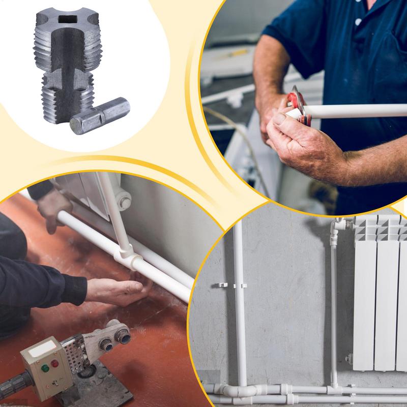 Thread Maker Tool for Electric Drill Ergonomic Inner Pipe Threader 1/2 Inch Thread Maker Reusable Manual Threading Tool 3/4 Inch