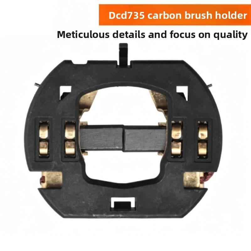 Dual Metal Carbon Brush Holder For Power Tools Replacement Compatible With Dcd735 Dcd730c2