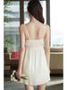 Conjunto de Camisola y Bata de Encaje de Seda de Hielo - Edición Primavera 2025