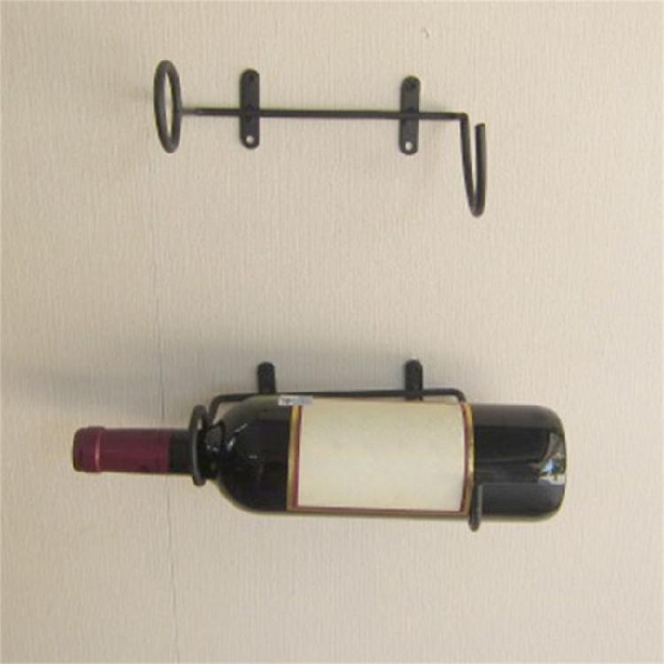 Wall Mount Wine Rack for Single Wine Bottle Holder for Home Bar Kitchen Storage