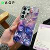 S26 Ultra  Glitter Butterfly Love Phone Case For Samsung Galaxy S26 S2 S24 Plus S23 Ultra Hard PC Bing Cover Shell