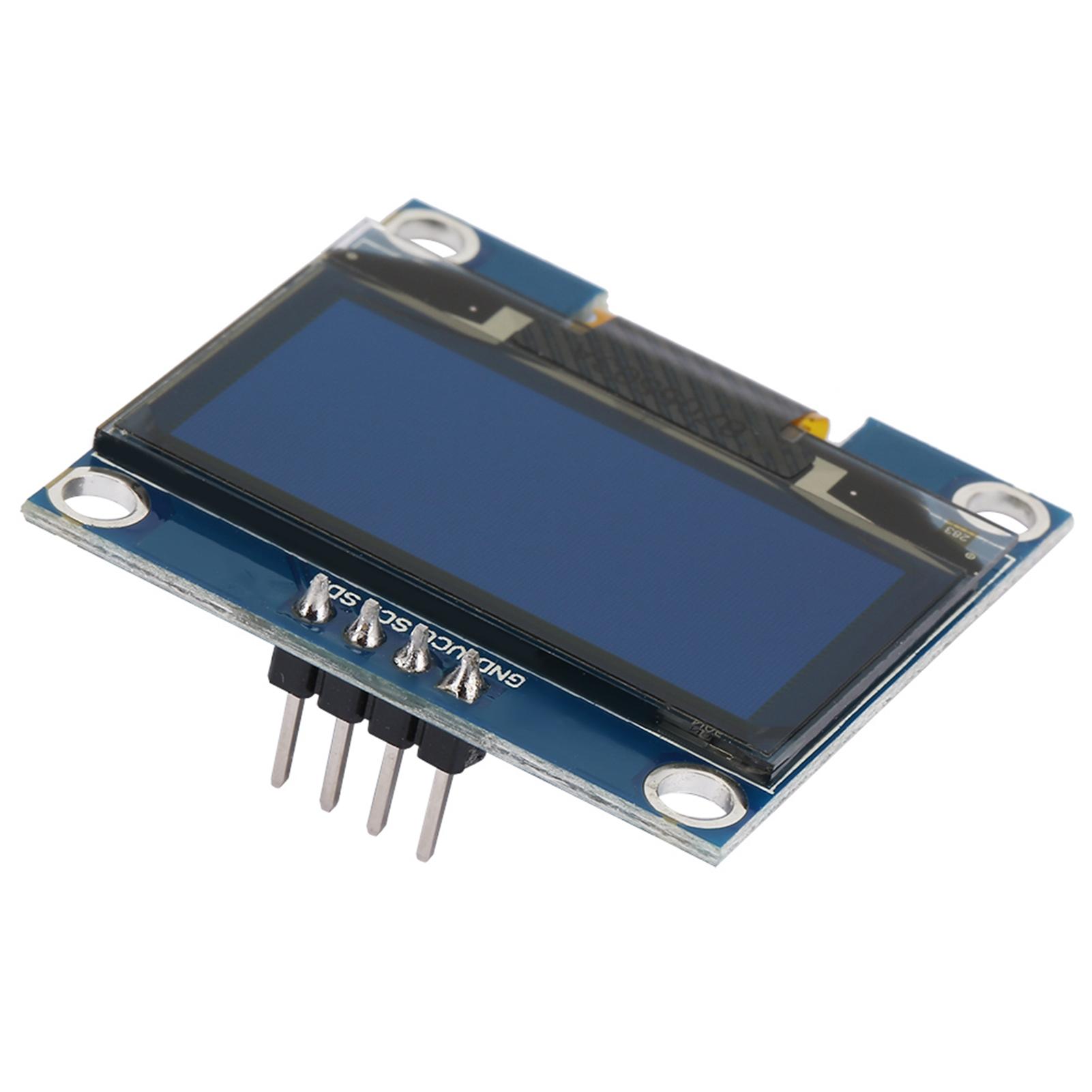 

1pc 1.3 inch OLED Display Module IIC I2C Communicate 128X64 BlueText Color