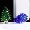 Exquisite Christmas Tree Miniature Cute Tree Statue Beautiful Crystal Tree Figurine  Office