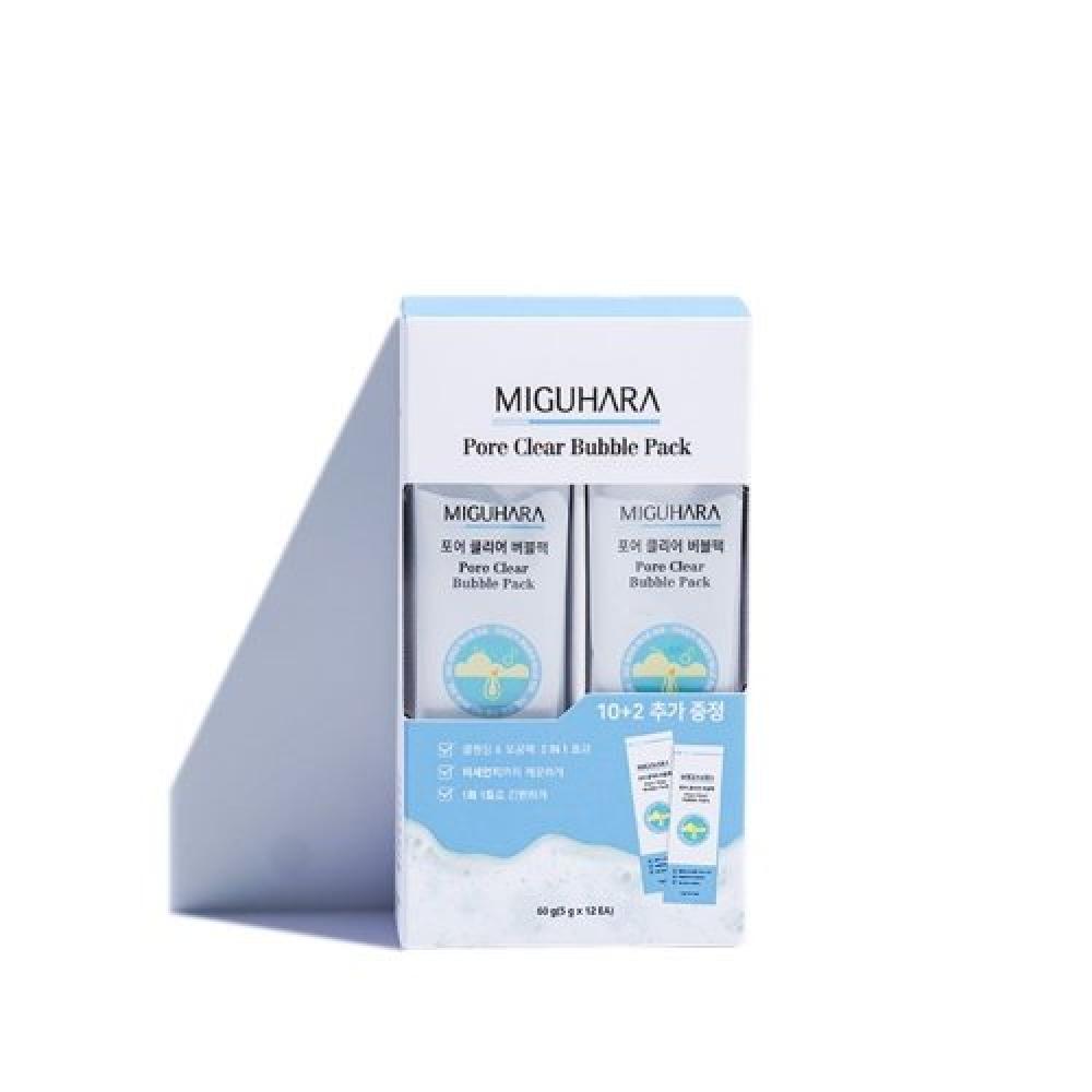 Miguhara Pore Clear Bubble Pack 5g 12ea FREE
