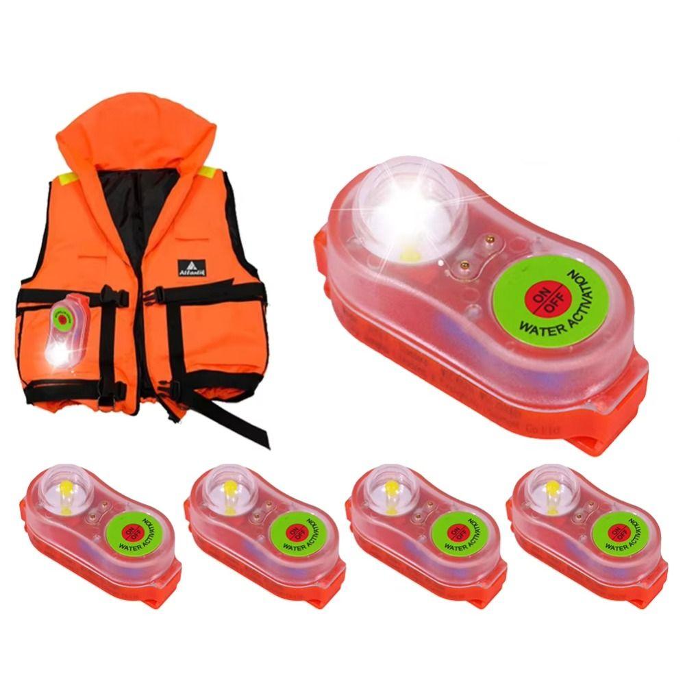 Overboard Survival Life Jacket Light Emergency Seawater Self-Lighting Light  Outdoor