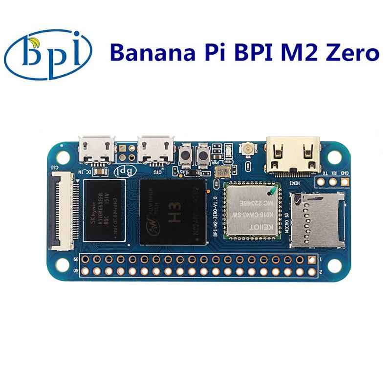 Banana Pi-M2 Zero Quad-Core SBC with Allwinner H3, WiFi & Bluetooth Support
