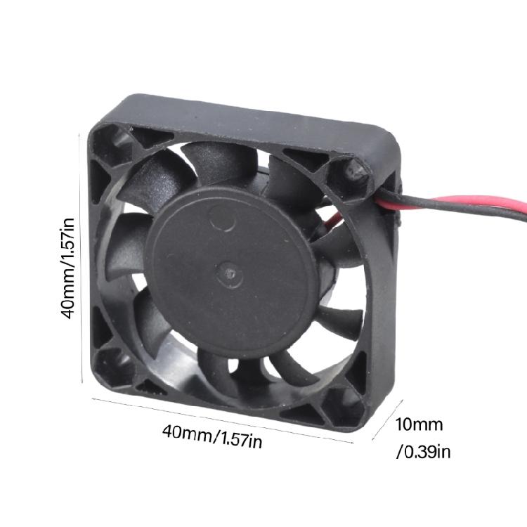 40mm Oil Bearing USB Fans 5VDC Quiet Operation High Airflow 6.4CFM 5800RPM For Electronics Cooling Needs