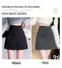 Irregular Sequins High-Waist Black Bodycon Woolen Mini Skirt for Women - Autumn/Winter 2025 Collection