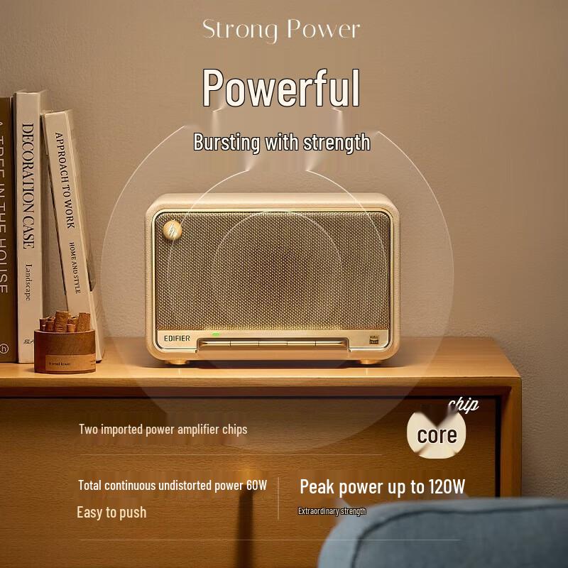 EDIFIER M330 Retro Hi-Fi Bluetooth Speaker CN plug (adapter included)
