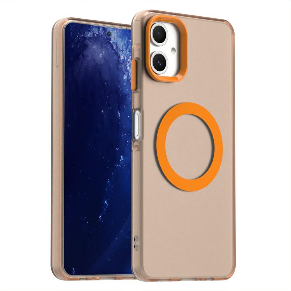 

Candy Series For Samsung Galaxy A06 4G Case Compatible with MagSafe PC+TPU+PET Anti-Drop Phone Cover Orange