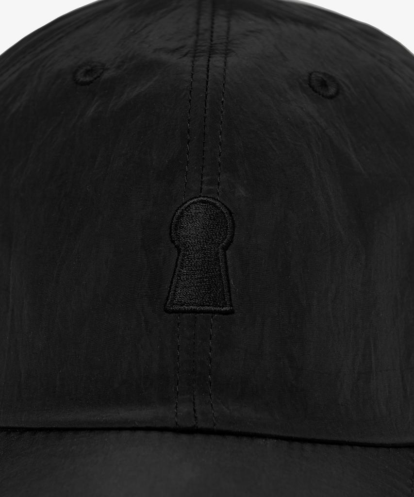 Sekeonmonollogeu Keyhole Logo Nylon Ball Cap Black Seac003Black