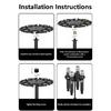 Strong Aluminum Vocal Equipment Holder Tray With Rubber Padding For Scratch Prevention And Tight Hold