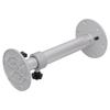 Ac29-Adjustable Table Pedestal Removable Lifting Table Leg Aluminum Alloy Table Base For RV Boat Yacht Silver White