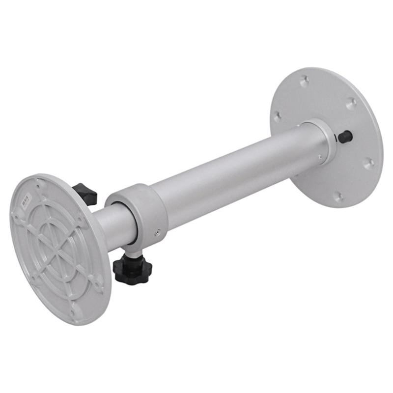 Ac29-Adjustable Table Pedestal Removable Lifting Table Leg Aluminum Alloy Table Base For RV Boat Yacht Silver White