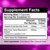 Vitamin C 120 mg, 99% reiner Trans-Resveratrol-Extrakt 500 mg, 120 Kapseln pro Flasche