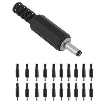 20 conectores de enchufe adaptador de corriente CC macho de 3,5 mm x 1,35 mm