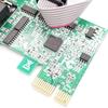 PCI-E To RS232 Dual Port Serial Card for PC Expansion, PCIe 9 Pin DB9 Serial Communication Adapter. Add 2 Serial Ports with This PCIe Card.